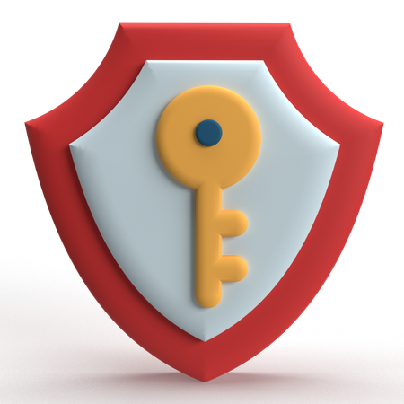 Sicheres Passwort  3D Icon