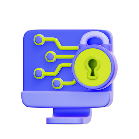 Sicherheit der Desktop-Wallet  3D Icon