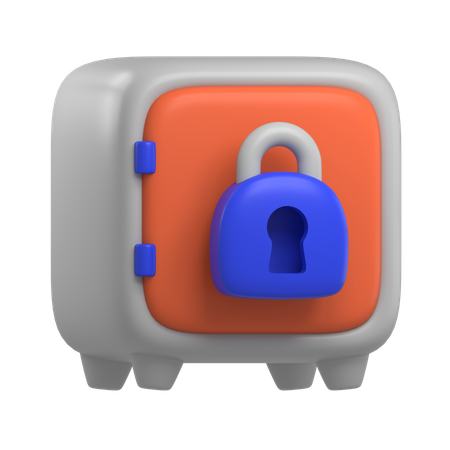 Sicherheitsbox  3D Icon