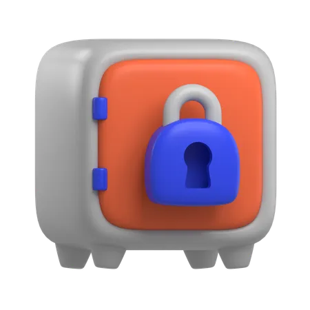 Sicherheitsbox  3D Icon