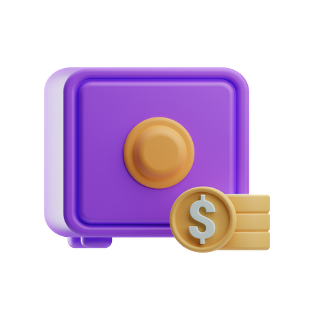 Sicherheitsbox  3D Icon