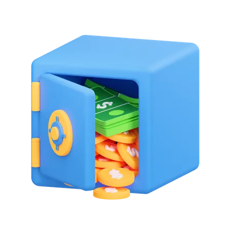 Sicherheitsbox  3D Icon