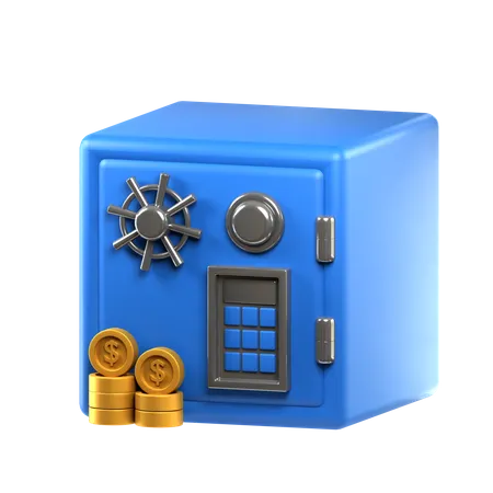 Sicherheitsbox  3D Icon