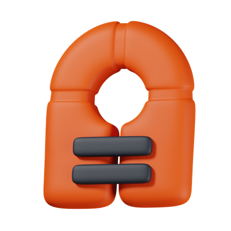 Sicherheitsjacke  3D Icon