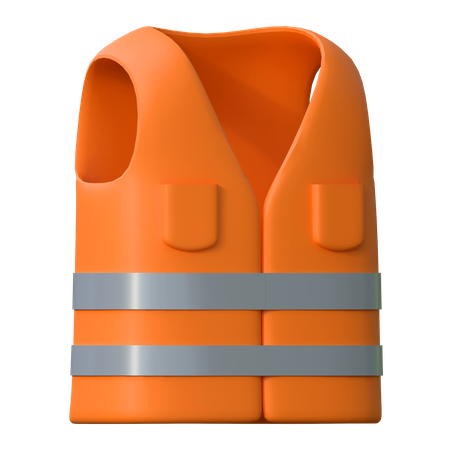 Sicherheitsjacke  3D Icon