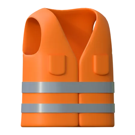 Sicherheitsjacke  3D Icon