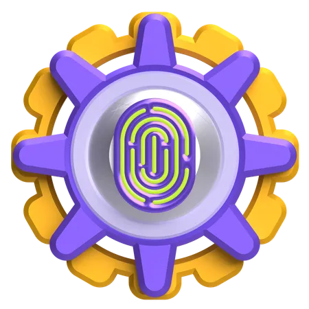 Sicherheitsmanagement  3D Icon