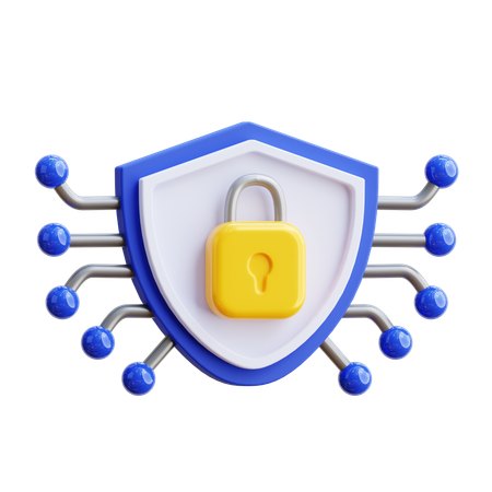 Sicherheitsschild  3D Icon