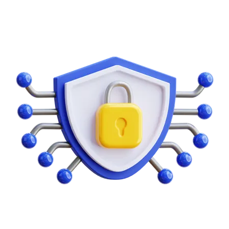 Sicherheitsschild  3D Icon