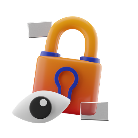 Sicherheitsüberwachung  3D Icon