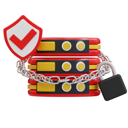 Sichern von Daten in der Webentwicklung  3D Icon