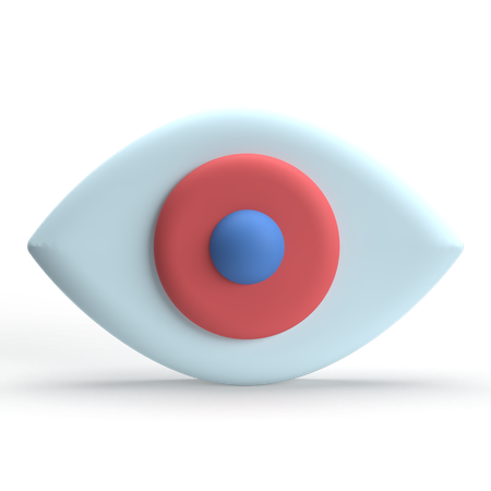 Vision  3D Icon