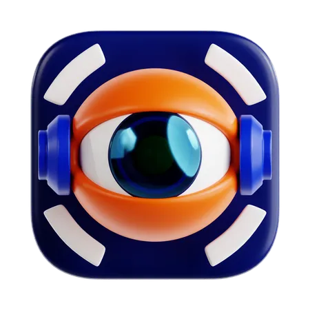 Vision  3D Icon