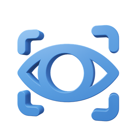 Vision  3D Icon