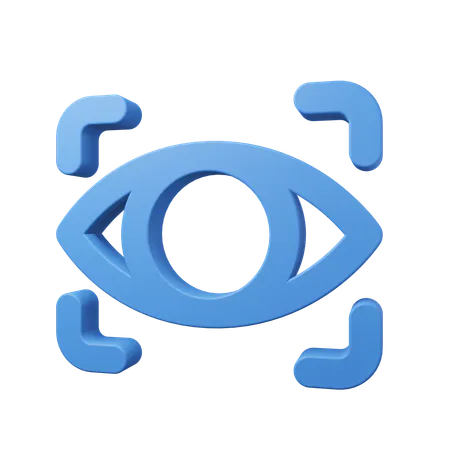 Vision  3D Icon