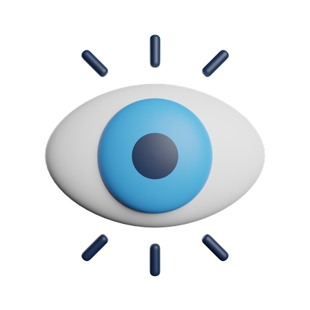 Vision  3D Icon