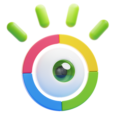 Vision  3D Icon