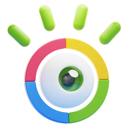 Vision  3D Icon