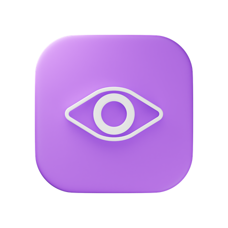 Sichtbar  3D Icon