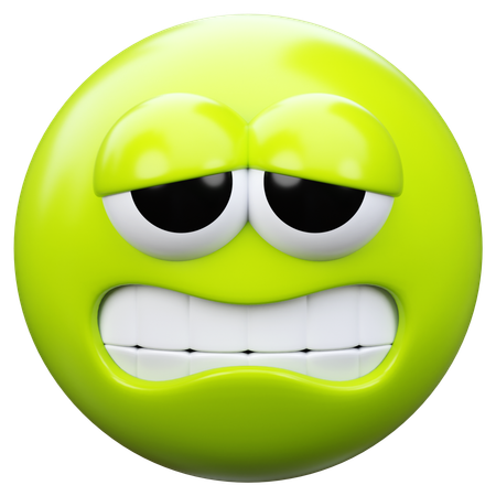 Sick Emoji  3D Icon