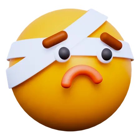 Sick Emoji  3D Icon