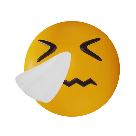 Sick EMoji 3D Icon