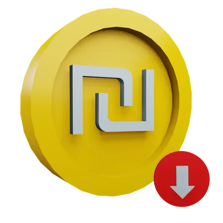 Shekel  3D Icon