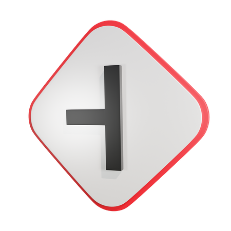 Side Road  3D Icon