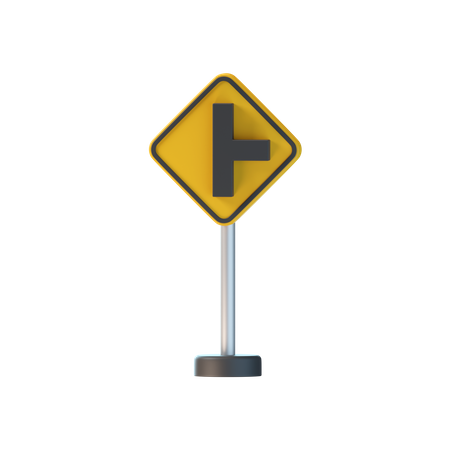 Side Road 3D Icon