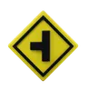Side Road Sign 3D Icon