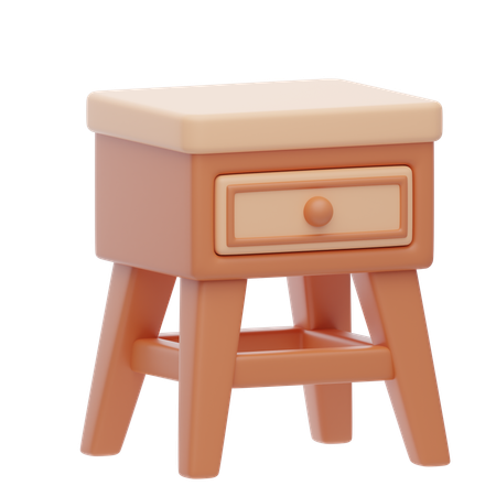 Side Table  3D Icon