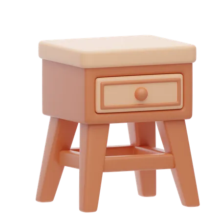 Side Table  3D Icon