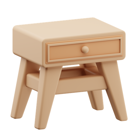 Side Table  3D Icon