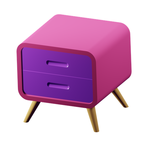 Side Table  3D Illustration