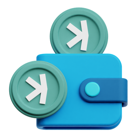 Siendo billetera  3D Icon