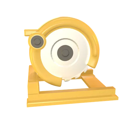 Sierra circular  3D Icon