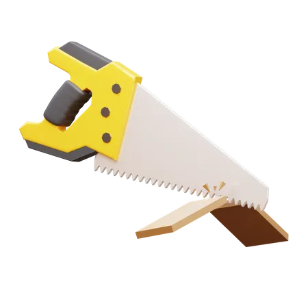 Sierra de mano  3D Icon