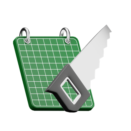 Sierra de mano  3D Icon