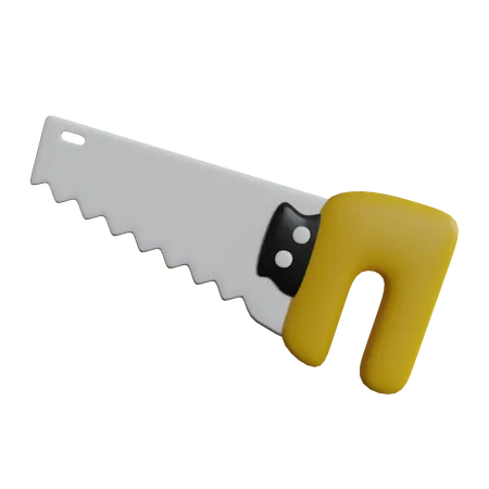 Sierra de mano  3D Icon