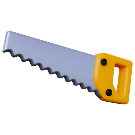 Sierra de mano  3D Icon