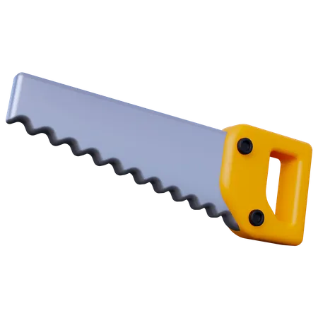 Sierra de mano  3D Icon