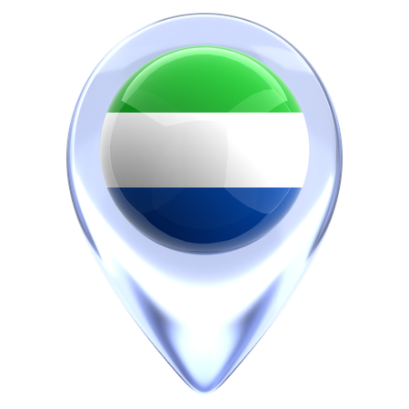 Sierra Leone  3D Icon