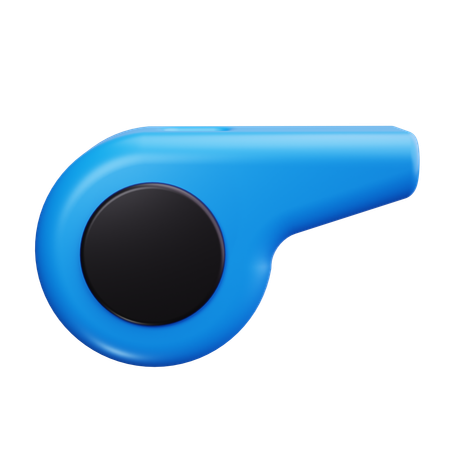 Sifflet d'entraîneur  3D Icon