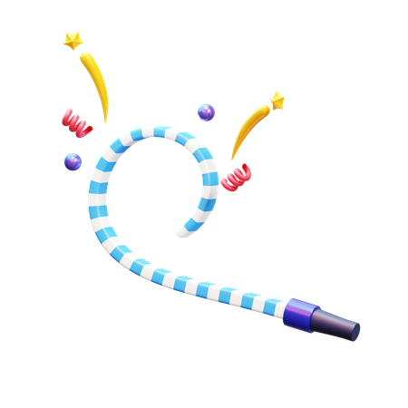 Sifflet de fête  3D Icon