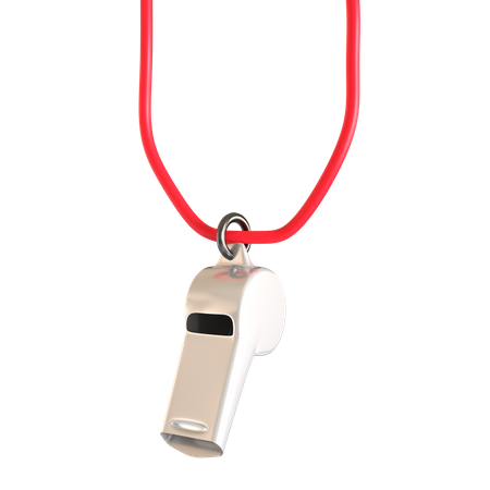 Sifflet d'entraîneur  3D Icon