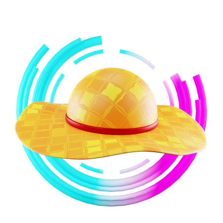 Sightseeing Hat  3D Icon