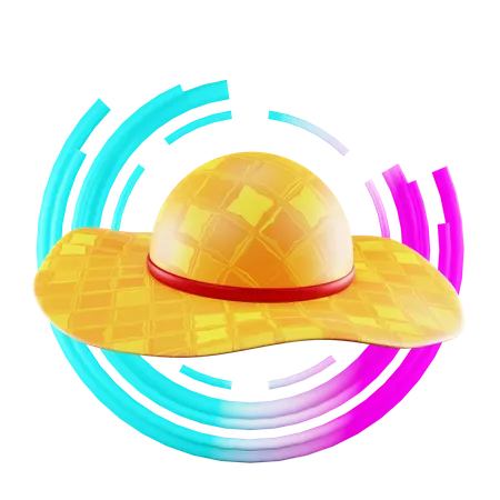 Sightseeing Hat  3D Icon