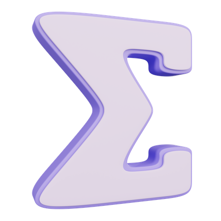 Sigma  3D Icon