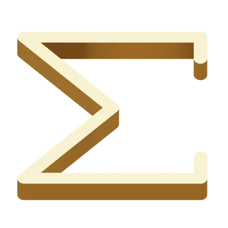 Sigma  3D Icon