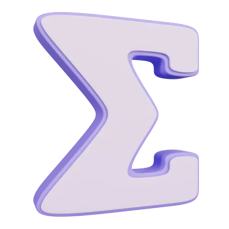 Sigma  3D Icon